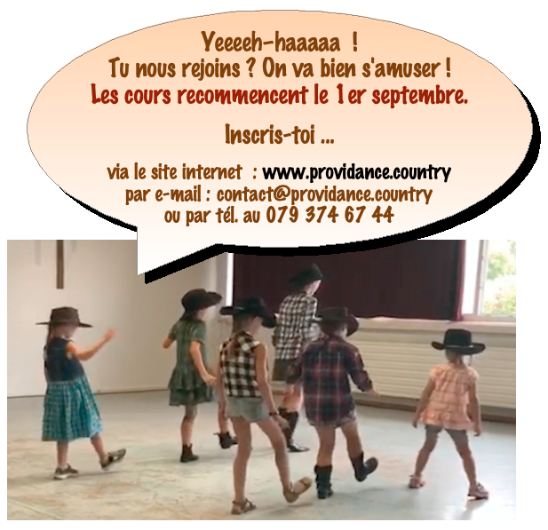 Cours danse country pour enfants Avenches